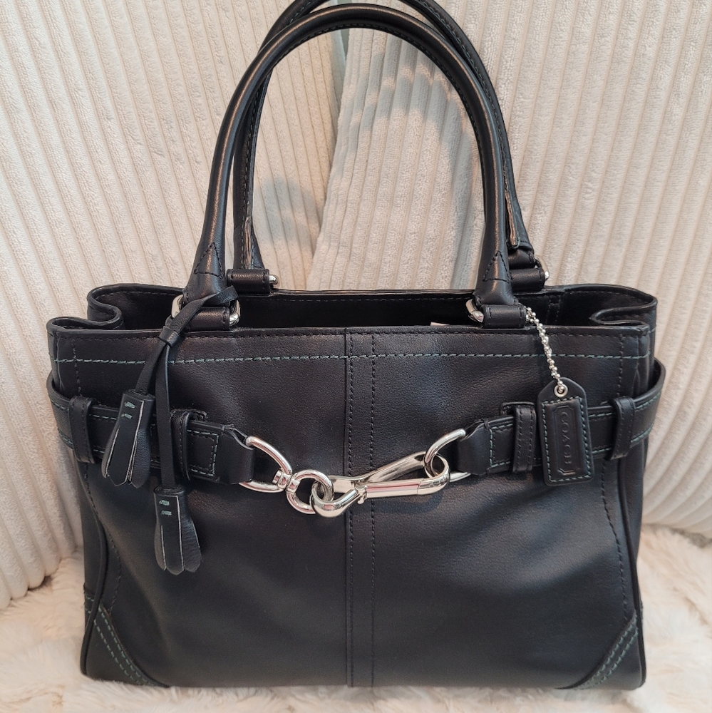 NWOT Coach Black Handbag / Purse / Bag
